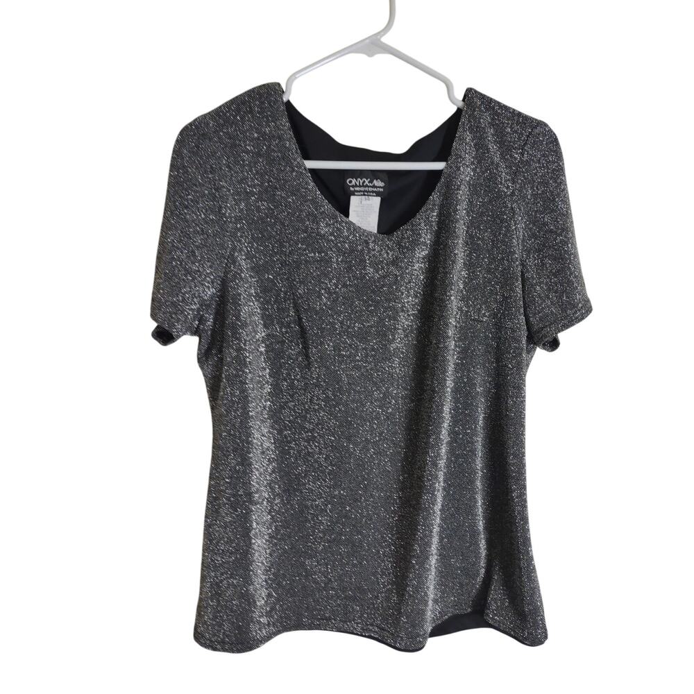 American Vintage Sparkly Blouse Large Swiftie Eras Tour Glam‎ Party Girl's Night